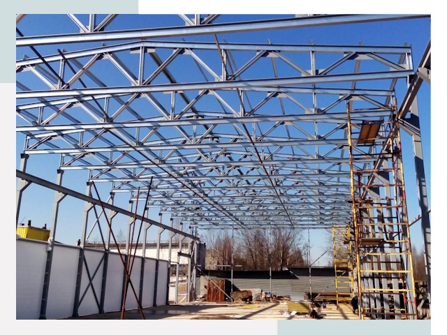 Строительство цехов в Карпинск от 616 руб. под ключ