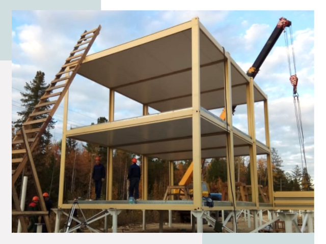 Строительство модульных здания Карпинск