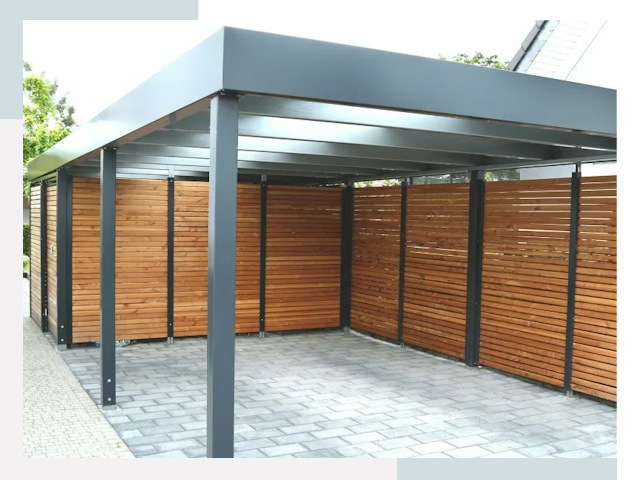 Навесы для парковки в Карпинске