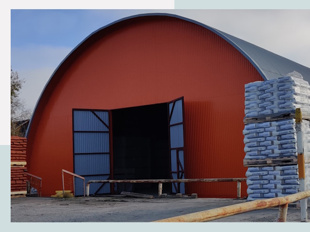 Полукруглые ангары по цене от 616 руб. в Карпинск