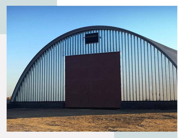Арочные ангары в Карпинске