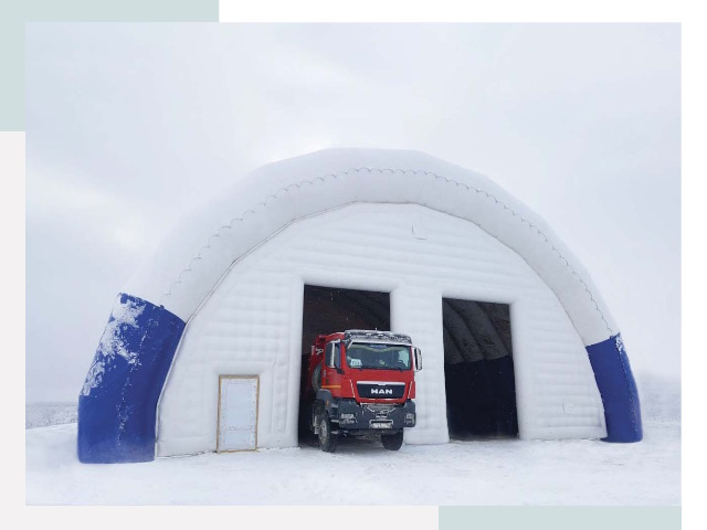 Мобильные ангары в Карпинске