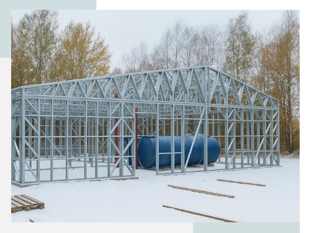 Металлические ангары в Карпинске