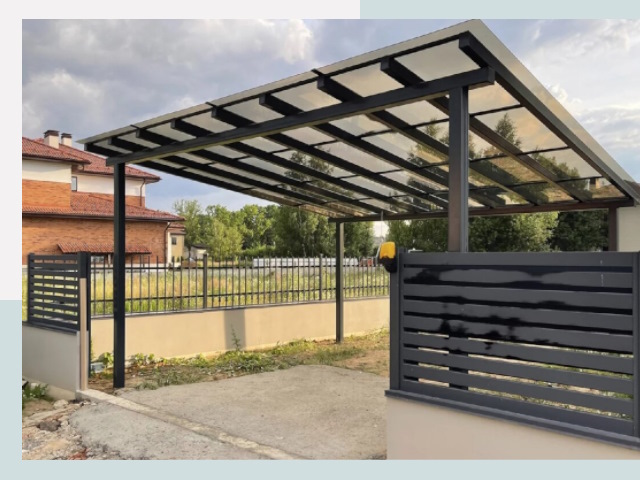 Металлические навесы в Карпинск от 616 руб. за м²