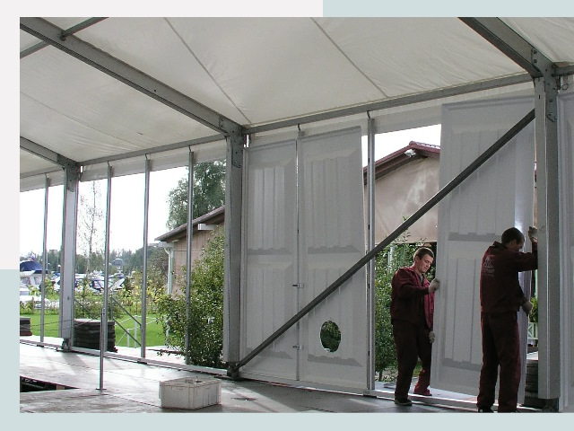 Быстро сборные шатры в Карпинск от 616 руб. за м²