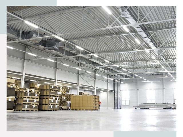 Освещение ангаров в Карпинске